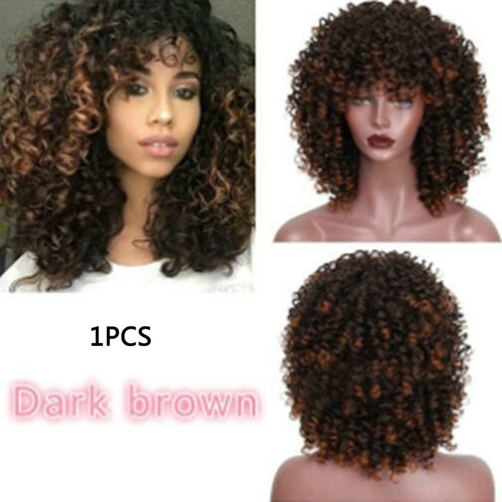 Buy Lucia Black short curly hair chemical fiber headgear dark brown hair net  Online at Lowest Price in Ubuy Nepal. 646956326