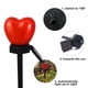 thumbnail image 4 of Naiovety Jardín Patio IPX5 Luz de estaca solar a prueba de agua Lámpara LED en forma de corazón para exteriores Lámpara automática de encendido / Iluminación y accesorios Rojo Naiovety HA011208-01, 4 of 6