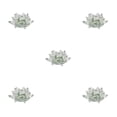 thumbnail image 2 of Injueey Cristal fino Flor de loto Minerales Pisapapeles Cristales Flores Colección decorativa Recuerdos Fiesta Verde Type2 NO2, 2 of 6