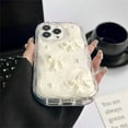 thumbnail image 5 of Funda de teléfono a prueba de golpes con purpurina y lazo de perla 3D para iPhone 16, 14, 13, 12, 11, 15 Pro Max Plus, XS Max, XR, XS, funda de silicona suave transparente, 5 of 5