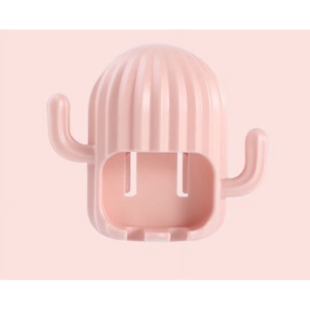 Soporte de pared para cepillos de dientes JM 3 uds Rosa