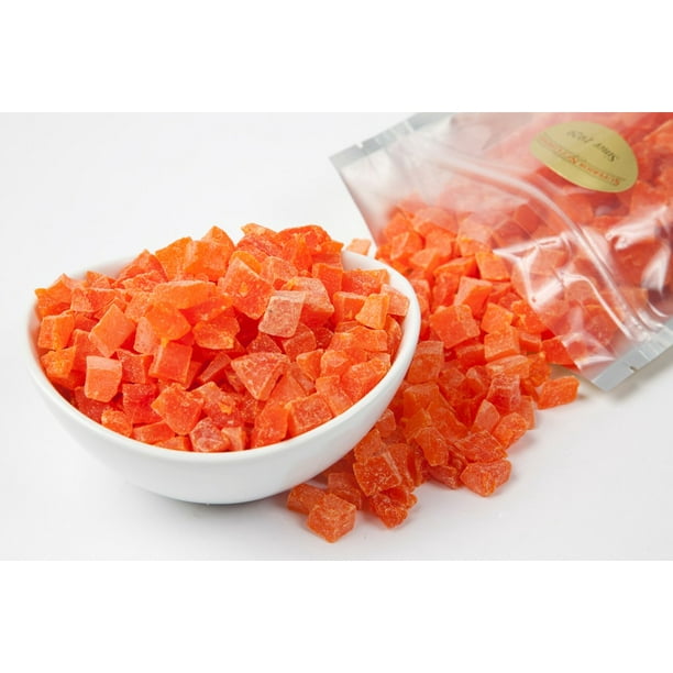Dried Papaya Diced (1 Pound Bag)