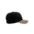 thumbnail image 5 of Top Headwear Adjustable Structured Plaid Bill Hat 12 LOT - Black/Khaki, 5 of 5