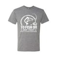 thumbnail image 2 of Wild Bobby, To Fish Or Not To Fish What A Stupid Question, Fishing, Men Premium Tri Blend Tee, Premium Heather, Small, 2 of 4