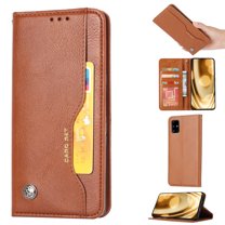 Galaxy Note 20 Ultra Wallet Case, Allytech Premium PU Leather Credit Cards Slots Cash Pocket Kickstand Shockproof Protection Anti-scratch TPU Back Cover Case for Samsung Galaxy Note 20 Ultra, Brown