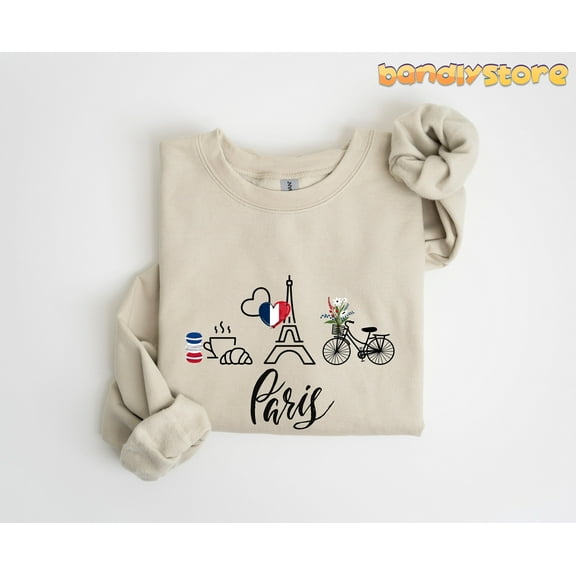 Paris Sweatshirt | Paris Trip Sweatshirt, France Trip Sweatshirt, Paris Sweater, Paris Crewneck, French Sweatshirt, Eiffel Tower Sweatshirt