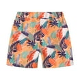 thumbnail image 5 of Akiihool Baby Shorts for Boys Boys Uniform Shorts Summer School Stretch Pull On Drawstring Comfy Shorts (Orange,2-3 Years), 5 of 5