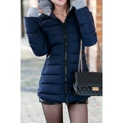 Junior Winter Slim Padded Zip Up Casual Jacket