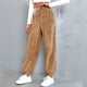thumbnail image 5 of Puntoco Moda Casual Mujer Sólido Span Cintura alta Mantener caliente Pantalones largos Pantalones largos Leggings Puntoco Puntoco-2495, 5 of 6