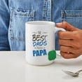 thumbnail image 4 of CafePress - Great Dads Get Promoted To Papa Mugs - 15 oz Ceramic Large White Novelty Mug, 4 of 6