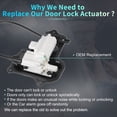thumbnail image 3 of Actuador de cerradura de puerta eléctrica del lado del conductor trasero izquierdo para Mercedes-Benz GLS63 AMG 17-19 No.A1667600900, 3 of 7