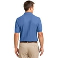 thumbnail image 2 of Port Authority K500P Mens Silk Touch Polo with Pocket&#44; Ultramarine Blue - 2XL, 2 of 2