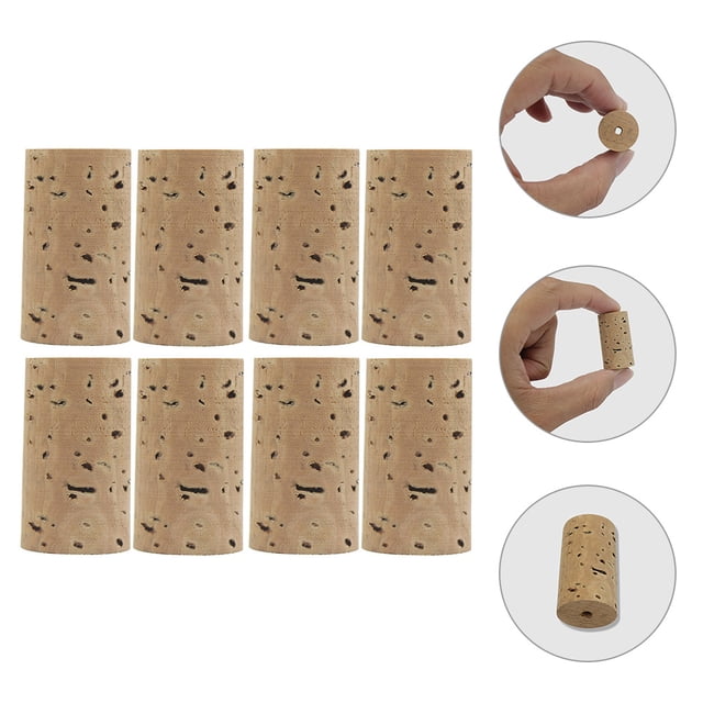 HONMEET 8 Pcs Bouchons de Bouchon Multiples de Remplacement pour Protection de Tête de Flûte Design Compact Accessoires
