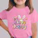 thumbnail image 3 of Manga Corta Crop Top para Niños Pascua Impresa Cuello Redondo Casual Tee 3-14 Años, 3 of 5