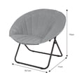 thumbnail image 4 of Silla Plegable Mainstays Gris, 4 of 4
