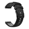 thumbnail image 3 of Replacement 22mm  Dual Color Watch Band Silicone Watchband Sports Watch WristBand Smart Watch Strap BLACK&ORANGE, 3 of 8