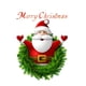 thumbnail image 3 of Pegatinas de Papá Noel para árbol de Navidad, extraíbles e impermeables, para decoración de habitaciones festivas 8, 3 of 9