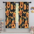 thumbnail image 5 of Blackout Kids Curtains,Pumpkin Candy Halloween Pattern Childrens Insulated Curtains Set Of 2,Bedroom Essentials,Toddler Room Decor 42x63in(106x160cm), 5 of 5