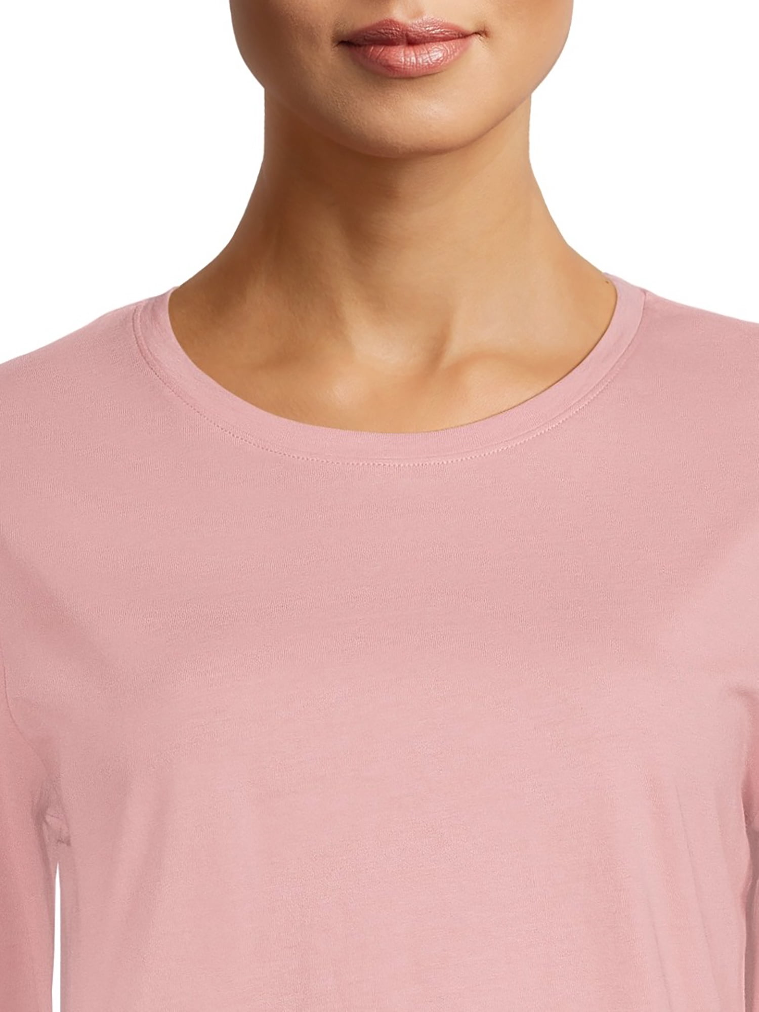 Time and Tru Women's Long Sleeve T-Shirt (3 Pack)
