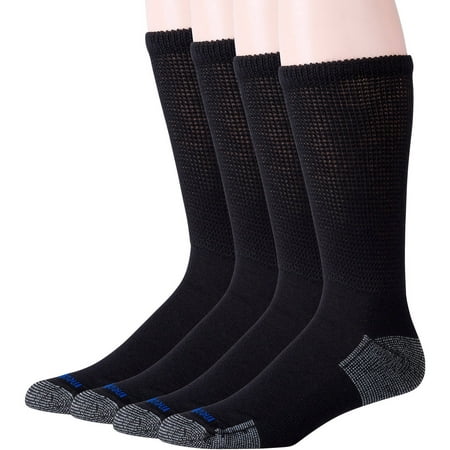 MediPeds Diabetic NanoGlide Crew Socks, X-Large, 4