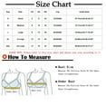 thumbnail image 2 of Womens Criss Cross Back Sports Bras - Scoop Neck Padded Tshirt Bra Wireless Workout Training Bra, 2 of 2