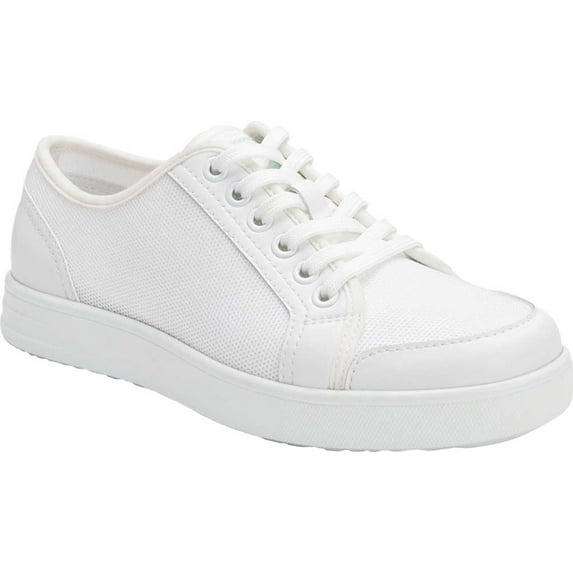 TRAQ by Alegria Womens Sneaq Smart Walking Shoe 9 White