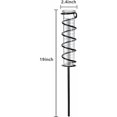 thumbnail image 2 of CHAO Pluviómetro, Pluviómetro de Vidrio de Capacidad Pluviómetro Extraíble con Estaca de Metal en Espiral Pluviómetro Preciso para Patio, Césped y Jardín (Pluviómetros), 2 of 5