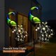 thumbnail image 2 of Solar Lights Garden Metal Decorative Garden Sparrow Waterproof Peacock Solar Light For Patio Yard Walkway, 2 of 5