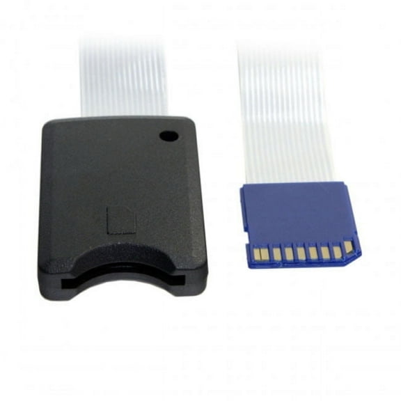 CY SD SDHC Memory Card Kit Male to SD Female Extension Soft Flat FPC Cable Extender 25cm