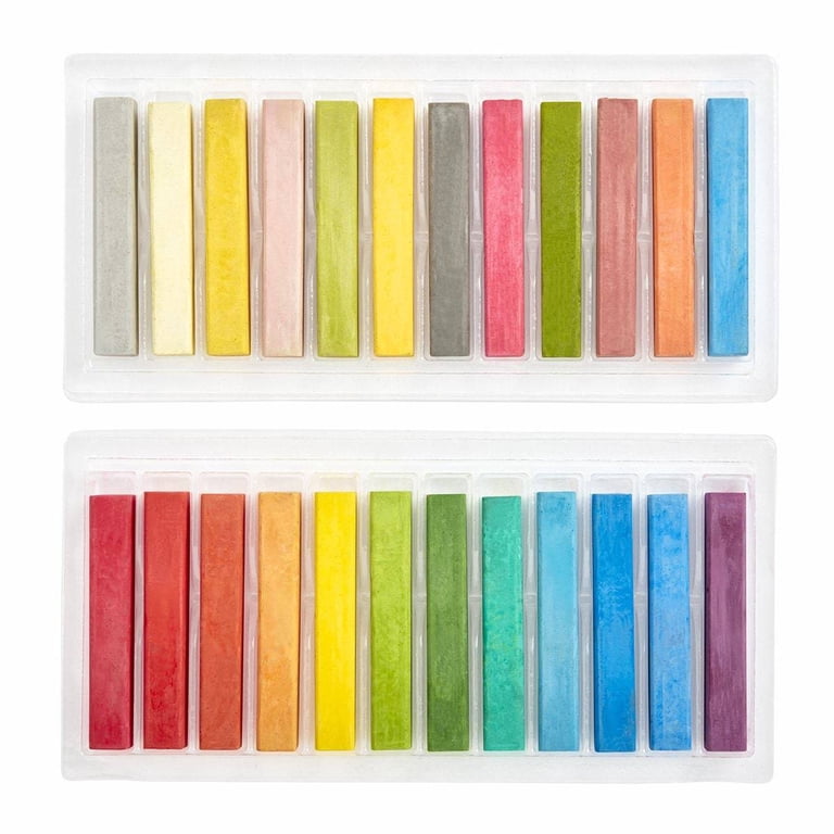 Kingart Studio Colored Square Chalk Pastels, 48 Colors photo 6