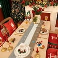 thumbnail image 4 of AuroraX Christmas Table Runner with 4 Matching Placemats Set Cozy Christmas Table Runner with 72 Inches Long Xmas Dining Merry Winter Creative Art Deco Table Runner Decoration for Home Party, 4 of 6