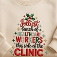 thumbnail image 2 of Embroidered Jolliest Bunch of Healthcare Workers Shirt, Healthcare Worker Christmas Shirt, Medical Christmas Shirt, Holiday Gifts, 2 of 5