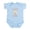Sky Blue, variant on CafePress - Con Abuela Infant Bodysuit - Baby Light Bodysuit, Size Newborn - 24 Months