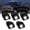 White, variant on Solar Powered Cab Roof Marker Light, Water Proof Truck Accessories, Always On Wireless Solar Cab Lights for Ford for DODGE Ram SUV POV Ships engineering vehicle Pickup Trucks, Easy to Carry, 16 LED