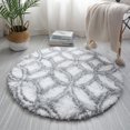 thumbnail image 3 of CAROOTU Simple Tapis Rond Doux Couverture Absorbante Antidérapante pour, 3 of 6