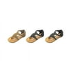 Bebe 2329487 Girls Micro Suede Sandals with Pearl Heat Seal Embellishments - Case of 27