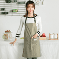 thumbnail image 5 of 3 Pieces Waterproof Apron with Pockets Adjustable Cooking Aprons Kitchen Bib Apron for Baking Household Cleaning, 5 of 5