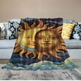 thumbnail image 2 of ARISTURING  Sun Moon Blanket - Gift Throw Woven from Cotton, 2 of 6