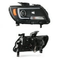 thumbnail image 3 of AKKON - For 2015-2022 Chevy Colorado Full LED Daytime Running Lamp Bar Projector Headlights Black Housing Clear Lens Set, 3 of 7