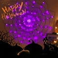 thumbnail image 4 of Eoozwa Halloween Decorations Spider Web Lights - Light Up Spider Web, 4FT Diameter 70 LED with Black Spider, Waterproof, Remote Control, 8 Modes Cobweb Halloween Decorations, 4 of 6