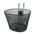 thumbnail image 1 of Cesta delantera y trasera para bicicleta, cesta para montar perros, cesta de alambre de Metal, cesta colgante negra para bicicletas de montaña y, 1 of 8