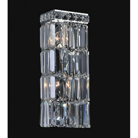 2 Light Bathroom Sconce with Chrome finish