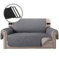 thumbnail image 4 of TOPCHANCES Reversible Sofa Cover, Waterproof Quilted Couch Cover Non Slip Furniture Protector Slipcover for Children Pets (Chair Cover, Dark Gray), 4 of 13