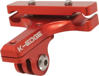 K-Edge Go Big Pro Saddle Rail Camera Mount for GoPro Garmin and Shimano Black 