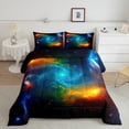 thumbnail image 2 of YST Trippy Universe Space Comforter Set, Galaxy, King, 2 of 6