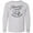 AC-Heather Grey, variant on Inktastic Adventure Awaits Outside in Nature with Tent and Mountains Long Sleeve Youth T-Shirt
