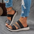thumbnail image 2 of Dakaela Womens Orthopedic Sandals Comfortable Arch Support Slip on Slides Open Toe Soft Sole Summer Beach Casual Walking Shoes Size 6, 2 of 8