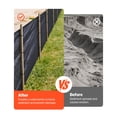 thumbnail image 4 of VEVOR Silt Fence Fabric 3x500 Ft Durable Sediment Retention Erosion Control Fence Roll, 4 of 9
