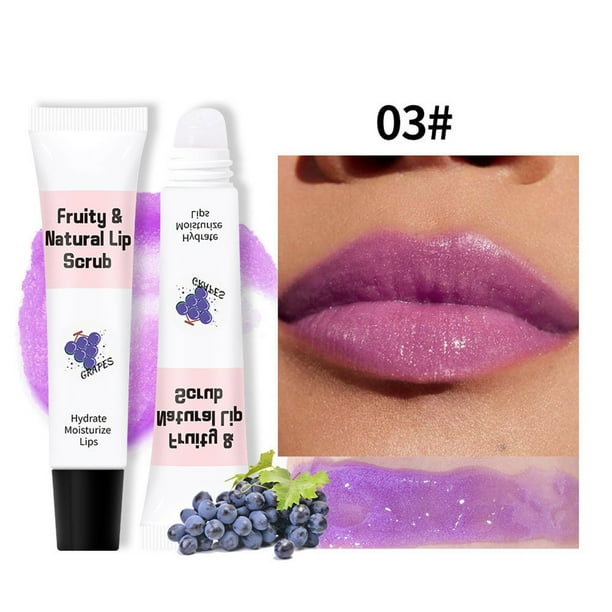 Lápiz labial para mujer, tinte labial, brillo labial, exfoliante, hidratante labial, cuidado labial, bálsamo labial, exfoliante labial afrutado, 10 ml.