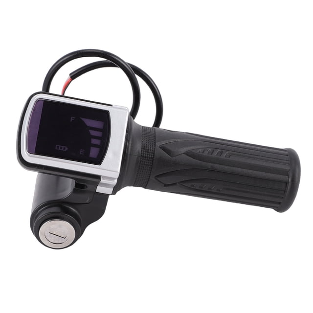 Empuñadura De Acelerador Para Patinete Eléctrico, Con Pantalla LED, Juego De Llaves De Bloqueo De Empuñadura De Acelerador De Medio Para Bicicleta Eléctrica